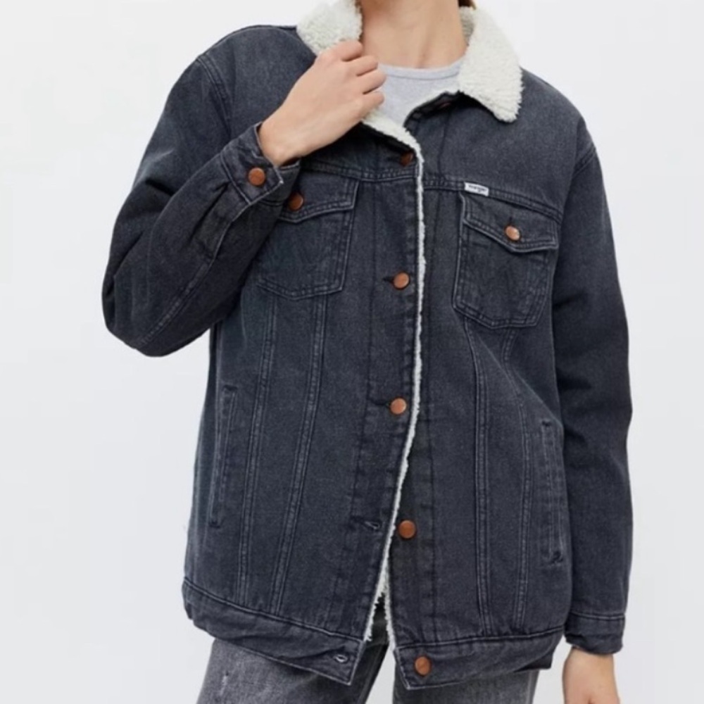 Wrangler indigood DENIM DYE Sherpa Jacket - Picture 7 of 15